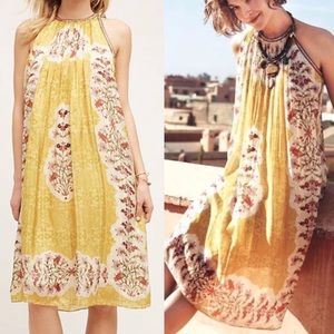 Anthropologie Soleil swing dress Bahnuni XS boho